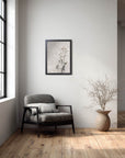 北欧インテリア 植物 ポスター A3 木製フレーム付き 壁掛け おしゃれ リビング 玄関 寝室 モノトーン 北欧雑貨