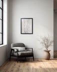 北欧インテリア ポスター A3 木製フレーム付き 壁掛け おしゃれ リビング 玄関 寝室 モノトーン 北欧雑貨