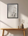 北欧インテリア 植物 ポスター A3 木製フレーム付き 壁掛け おしゃれ リビング 玄関 寝室 モノトーン 北欧雑貨