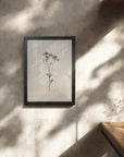 北欧インテリア 植物 ポスター A3 木製フレーム付き 壁掛け おしゃれ リビング 玄関 寝室 モノトーン 北欧雑貨