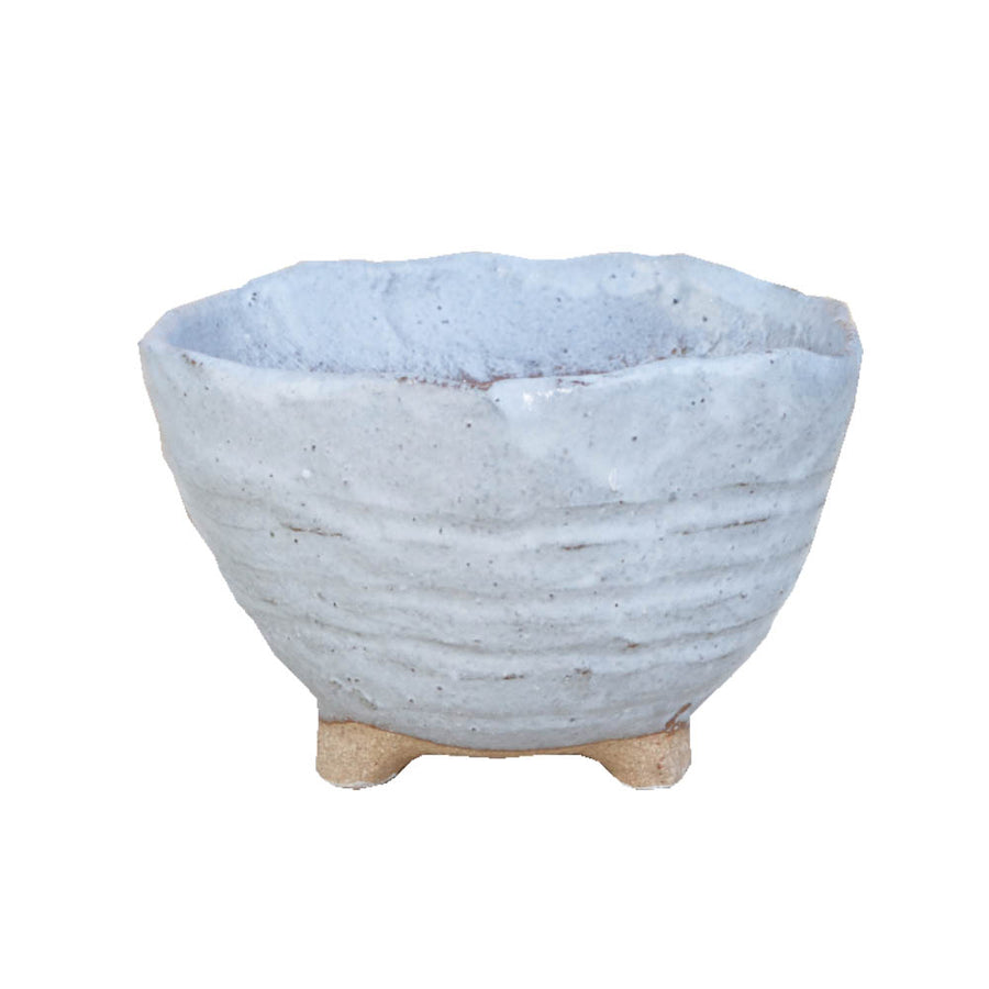 Bonsai Pot Ceramic Mini Bonsai Bowl Planters, Planter Pots, White