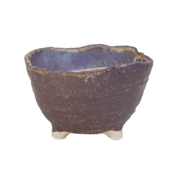 Bonsai Pot Ceramic Mini Bonsai Bowl Planters, Planter Pots, Brown