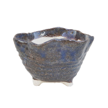 Bonsai Pot Ceramic Mini Bonsai Bowl Planters, Planter Pots, Blue