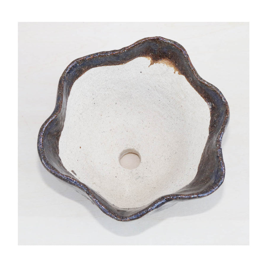 Bonsai Pot Ceramic Mini Bonsai Bowl Planters, Planter Pots, Blue