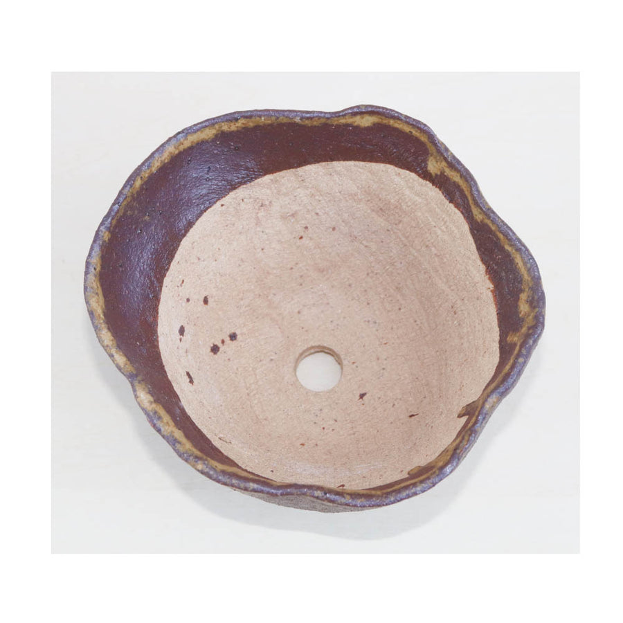 Bonsai Pot Ceramic Mini Bonsai Bowl Planters, Planter Pots, Brown