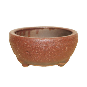 Bonsai Pot Ceramic Mini Bonsai Bowl Planters, Planter Pots, Brown