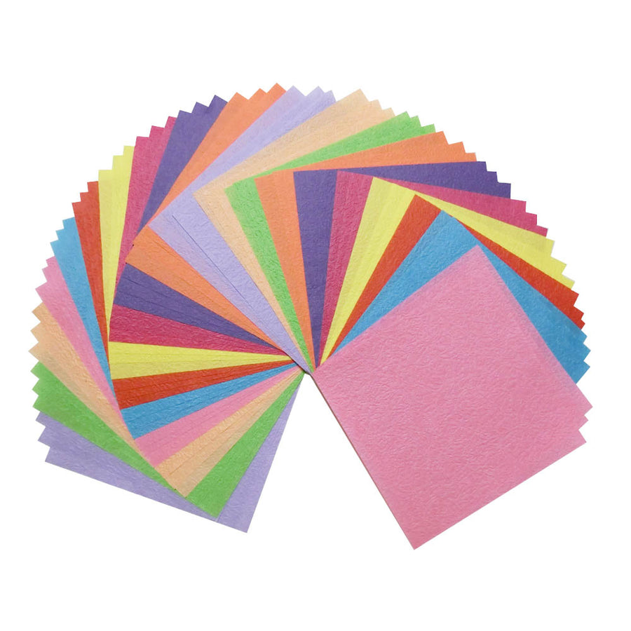 Origami Folding Paper Crumpled Texture, 10 Color 60 Sheets 5.9