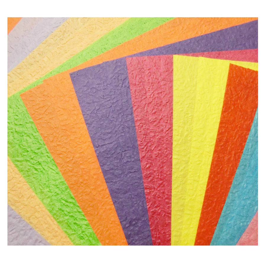 Origami Folding Paper Crumpled Texture, 10 Color 60 Sheets 5.9