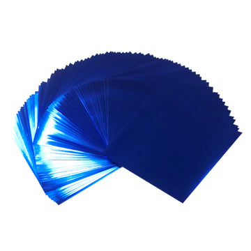 90 Sheets Pack 7.9x7.9inches(20x20cm) Large Size Foil Color Origami Folding Paper, Metallic Color Paper, Blue