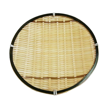 Zaru Bamboo Japanese Basket Dish Plate for Tempura, Tempura Tray, D-2
