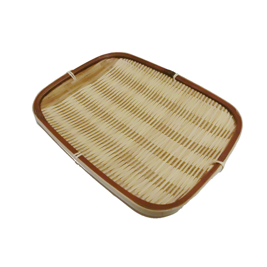 Bamboo Japanese Tempura Basket Dish, Zaru Plate for Tempura, Tempura Tray, S-1