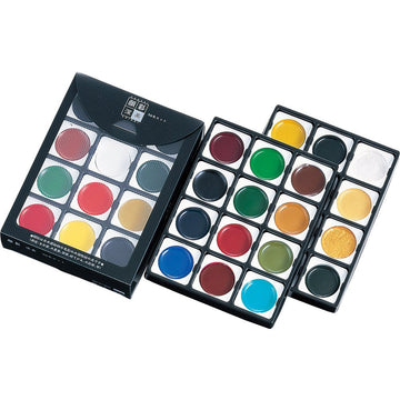 Kuretake Gansai Shinbi Water Colors, E36 Color Set MC3/36V