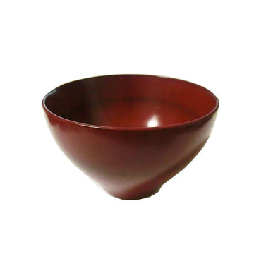 Japanese Wood Soup Bowl Red, Rice Bowl, for Miso Soup RW-1