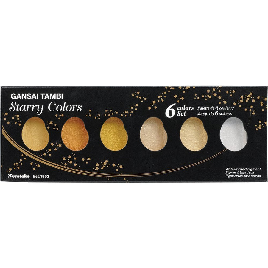 Kuretake Gansai Tambi Starry colors 6 color set MC20SC/6V