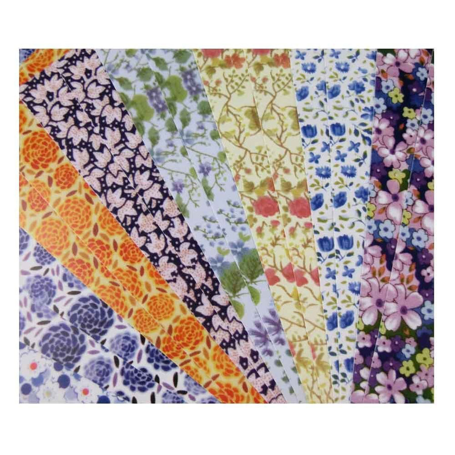 Origami Folding Paper Chiyogami 100 Sheets, 5.9x5.9 inch, Flower Pattern Paper
