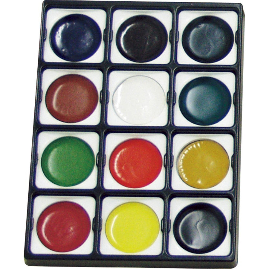 Kuretake Gansai Shinbi Water Colors, E12 Color Set MC3/12V
