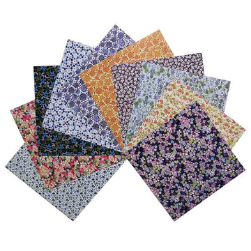 Origami Folding Paper Chiyogami 100 Sheets, 5.9x5.9 inch, Flower Pattern Paper