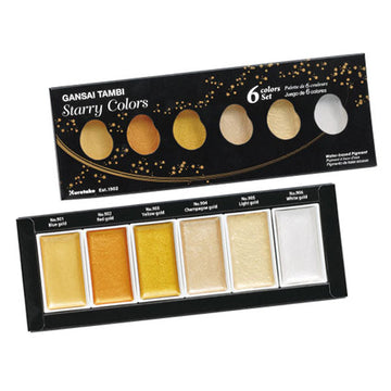 Kuretake Gansai Tambi Starry colors 6 color set MC20SC/6V