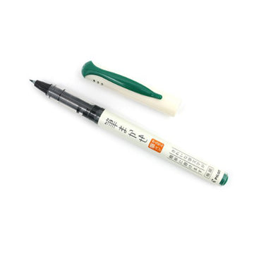 Pilot Fude Brush Pen Fude Makase, Green, SVFM-20EF-G