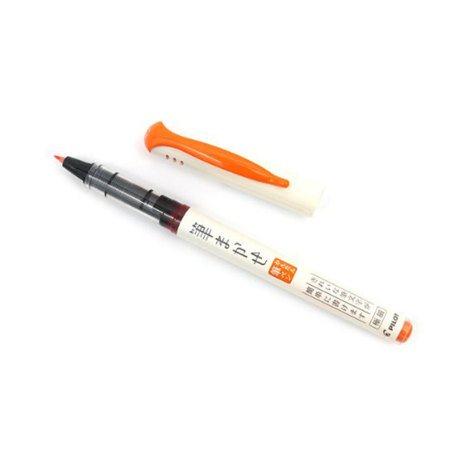 Pilot Fude Brush Pen Fude Makase, Orange, SVFM-20EF-O